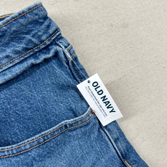 Old Navy Jeans Womens 16 Extra High-Rise Curvy Wide Leg Skater Grunge Baggy - Picture 7 of 13